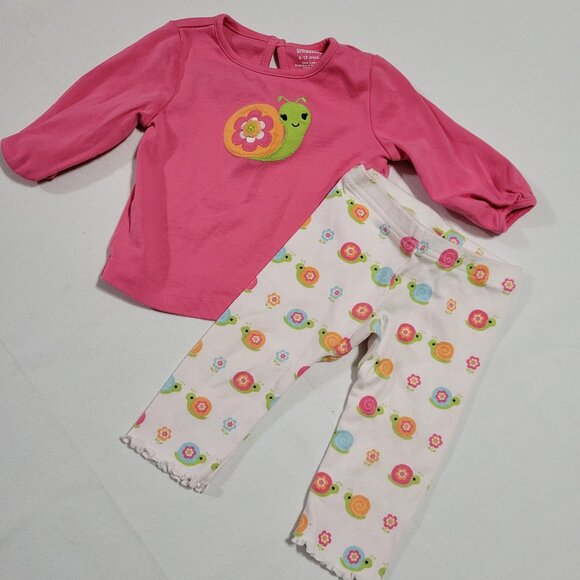 Gymboree Growing Flowers USED 6-12 month Set. Mixed Bin Z27 - Picture 1 of 2